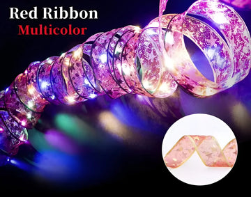 Cinta Navideña Con Luces Led Inalámbrica De 10 Metros Multicolor