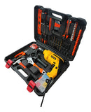 Taladro 1/2 Percutor 2 Velocidades Reversa + Kit De Herrami Amarillo 50-60 Hz