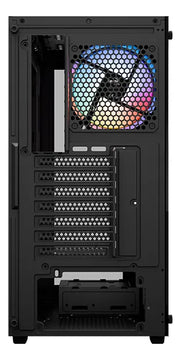 Chasis Gabinete Caja Gamer Aerocool Pivot Argb Negro