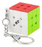 Mini Cubo Rubik Qiyi 3x3x3 Llavero Stickerless Antiestrés