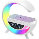 Parlante BT 3401 portátil con bluetooth blanca