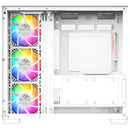 Chasis Gamer Xyz Qubex White | Argb | Atx | 4 Fans | Type C