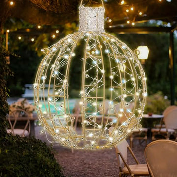 Luces Navideñas Plegables Para Exterior Con 70 Luces Led - D