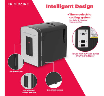 Mini Refrigerador Portátil 5l 9 Latas Acero Inoxidable Cepil