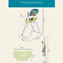Silla Comedor Kidshop Doble Bandeja Plegable Dinosaurio