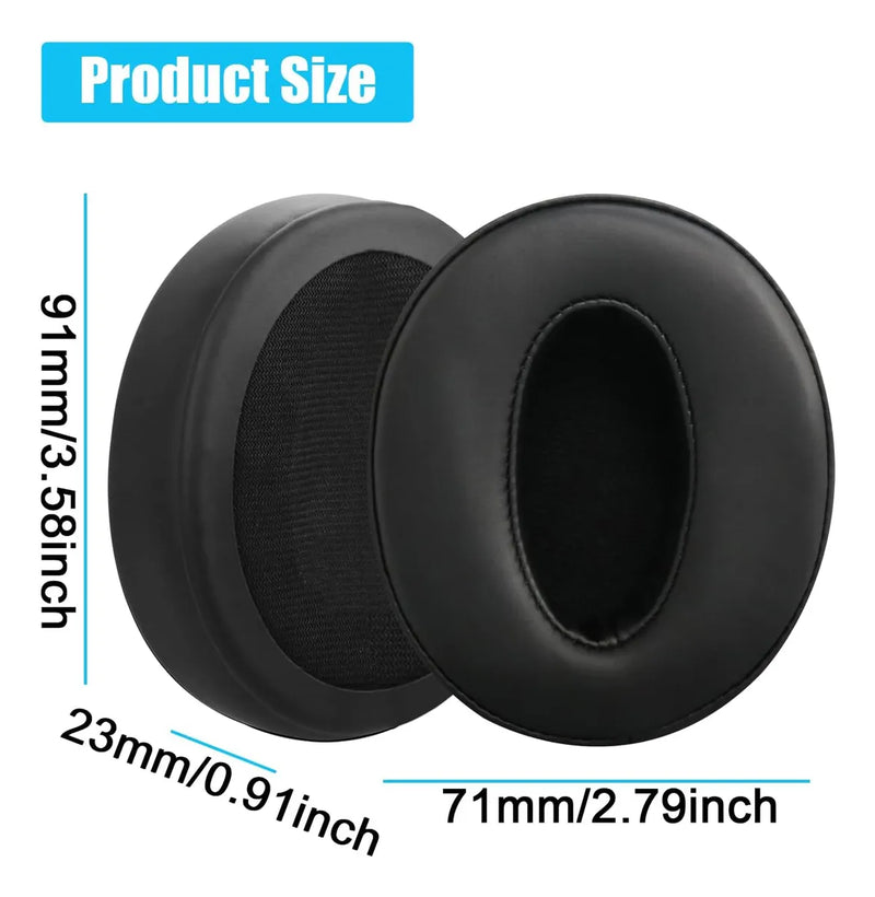 Almohadillas Para Sennheiser Hd 4.50 4.40 Hd350 Hd400s 458bt Negro