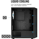 Chasis Gamer Aerocool Hive Rgb Vidrio 3 Fans Argb Negro