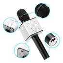 Microfono Inalambrico Karaoke Recargable Con Luz Led Color ! Color Amarillo