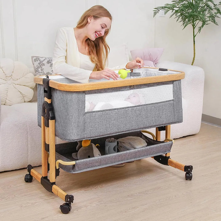 Cuna Lateral 3 En 1 Ultra Práctica Para Bebés