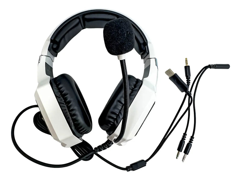 Diadema Gamer Onikuma K8 Rgb Blanca Compatible Ps4 Ps5 Xbox Blanco