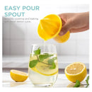 Exprimidor De Limones 2 En 1 Con Spray Boquilla Adaptable Amarillo