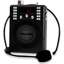 Parlante Amplificador Voz Recargable Micrófono Diadema Radio Diseño