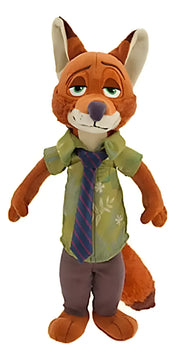 Juguete Zorro Nick Zootopia Para Niños Naranja Y Verde