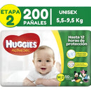Pañales Huggies Etapa 2 X200und Sin Género
