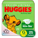 Pañales Huggies Activ Sec 3g 25 - Unidad Tamaño Grande (G)