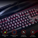 Teclado Gamer Mitra K551-rgb Negro Español Alámbrico