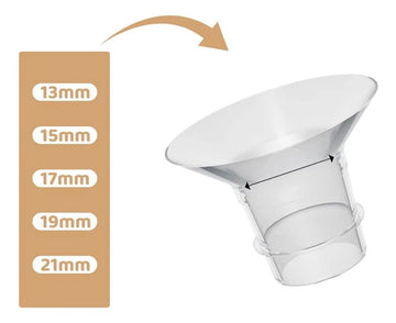 Medidor Diámetro Pezon Insertos Extractor De Leche Materna