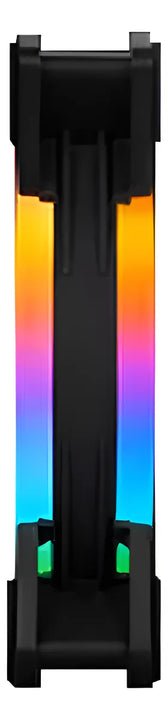 Ventilador Fan Cooler 120mm. Caja Pc Gamer / Luz Led Rainbow