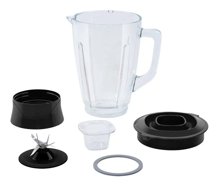 Licuadora Imusa Infiny Force XL 10 2.2 L negra con vaso de vidrio