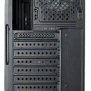 Caja Gabinete Iceberg Crystal G9 Atx X4 Ventiladores Rgb Negro