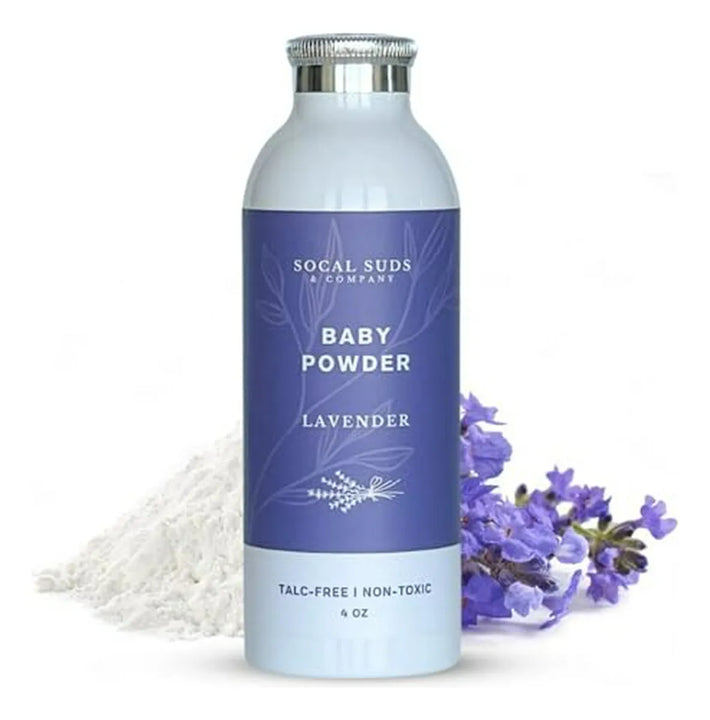 Polvo De Bebé Natural Sin Talco - Suave Y Protector - Lavand
