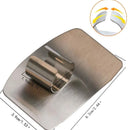 Herramienta De Cocina De Acero Inoxidable, Protector De Dedo Gris