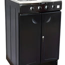 Estufa Continental Con Gabinete Gas Natural 7313 Color Negro