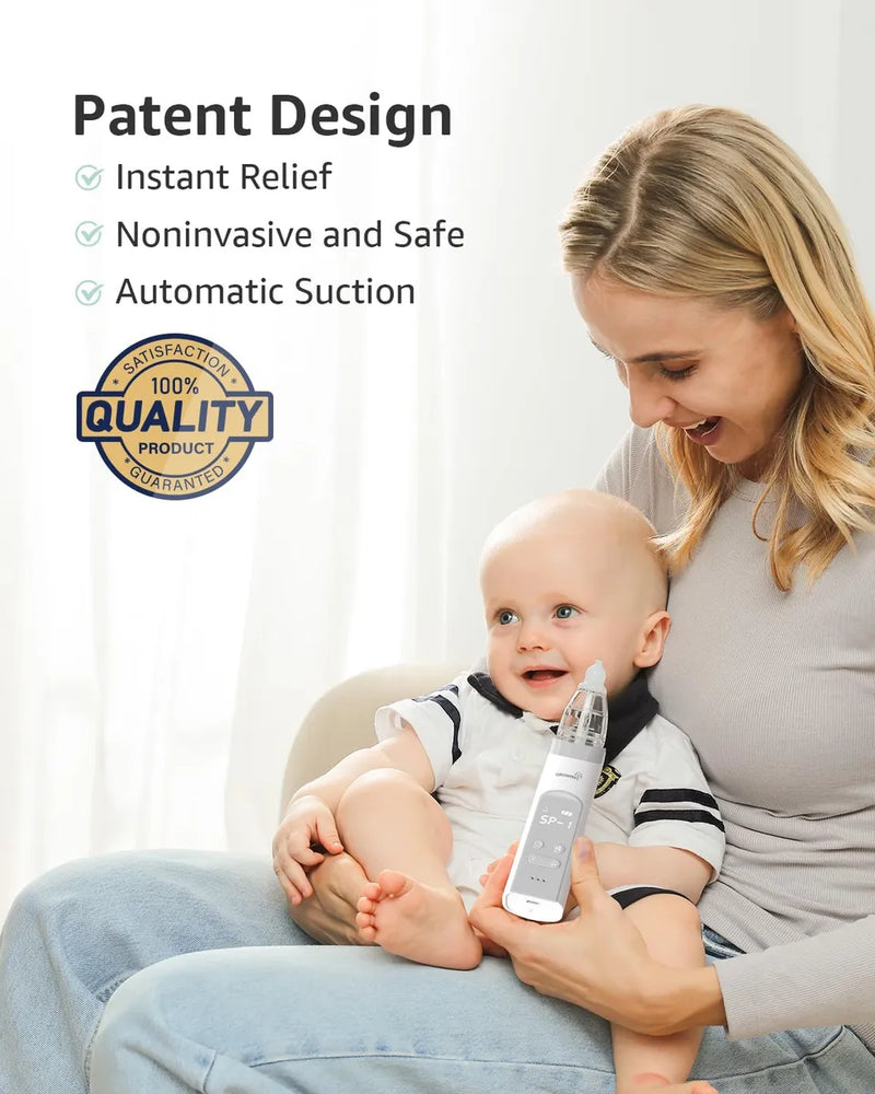 Aspirador Nasal Grownsy Eléctrico, Succión Ajustable