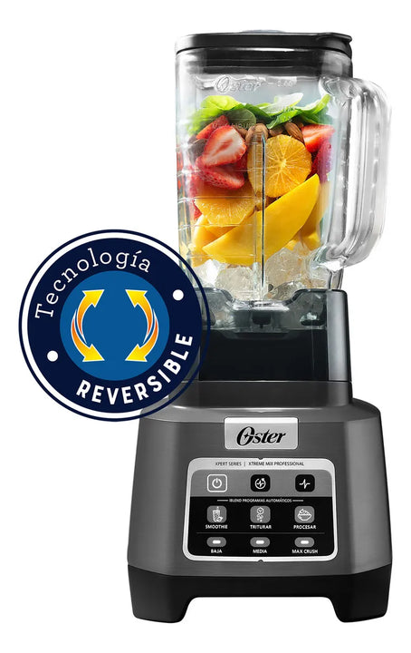 Licuadora Oster® Profesional Xtreme Mix, Reversible, 2l,gris Color Gris