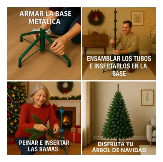 Árbol De Navidad, Pino Primavera. De 2.25 Mtrs. Verde