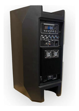 Parlante Activo Audio Sound 12 Pulgadas 12.000w +base Y Mic Negro