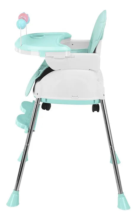 Silla Cokibú Bebé Sbebe-1mt 3 Alturas Menta Liso Agua