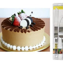 Cuchillo Pala Ponque Repostería Tortas Panadería 33cm,b-pa Plata
