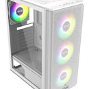 Chasis Gabinete Caja Gamer Iceberg Flow E Blanca X4 Fan Blanco