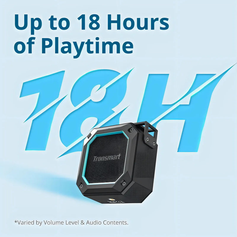 Parlante Tronsmart Groove 2 Groove 2 portátil con bluetooth waterproof negra