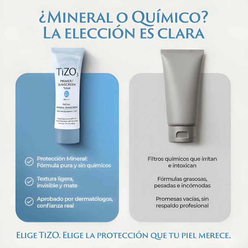Protector Solar Tizo 3 Mineral Con Coloración Fact