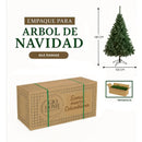 Árbol De Navidad Cascada Navideño 1.80m Para Bolas Adornos Verde