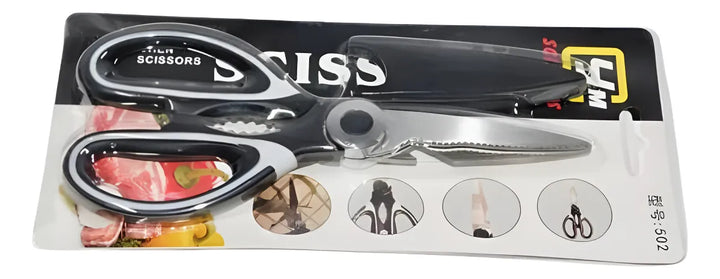 Tijeras Utensilios De Cocina Multifuncionales Chef Plateado