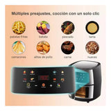 Freidora Digital Sin Aceite Air Fryer 12 Litros 2400w Negro