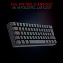 Teclado Dragonborn K630 Qwerty Red Negro Con Luz Rgb Españo Idioma Español Latinoamérica Color Del Teclado Negro