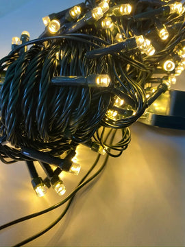 Luz Lineal Led Calida X 200 Bombillos Navideña Cálido