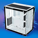 Gim Atx Mid-tower Case White Gaming Pc Case 2 Paneles De Vid White-glass