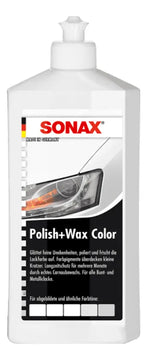 Sonax Polish & Wax Color Blanco Cera Abrillantador 500 Ml
