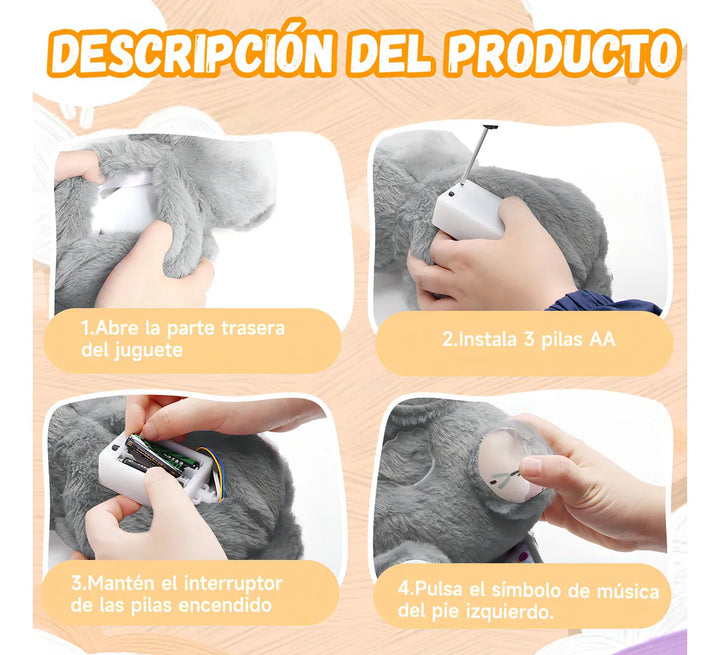 Peluche Que Respira Para Bebes Con Movimientos Sensoriales