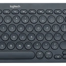 Kit de teclado y mouse inalámbrico Logitech K380 + M350 Español de color gris oscuro
