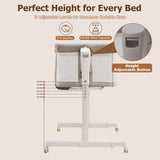 Onthewei Moises Para Bebe, Cuna Mecedora 3 En 1 Con Ruedas,