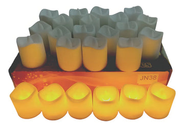50 Piezas De Velas Led Sin Llama, Suministros Para Fiestas