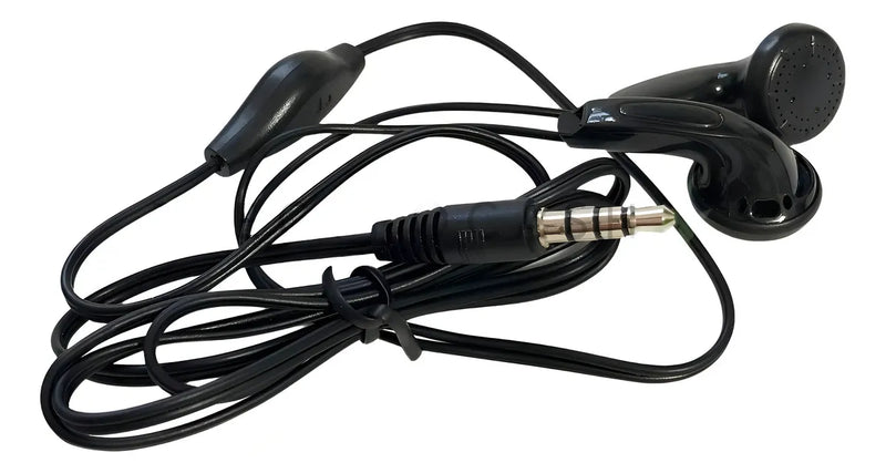 Fone De Ouvido In-ear Zte Zte Manos Libres Universal 3.5mm Negro Com Luz Negro
