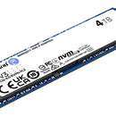 Unidad Sólida M.2 Kingston Nv3 4tb 6000/5000 Mb/s Color Azul