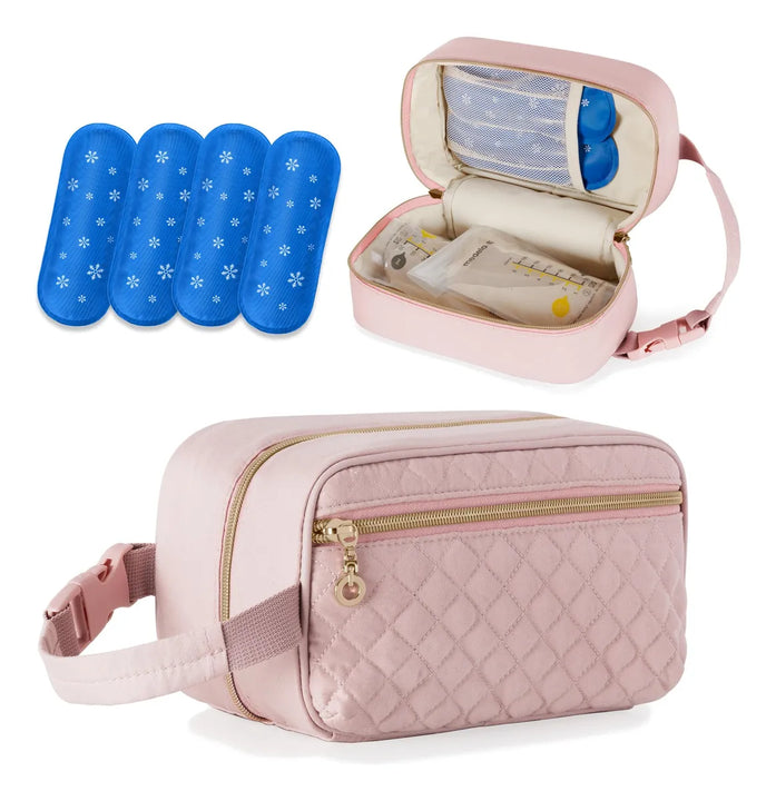 Damero Bolsa Enfriadora De Leche Materna Con 4 Bolsas De Hie